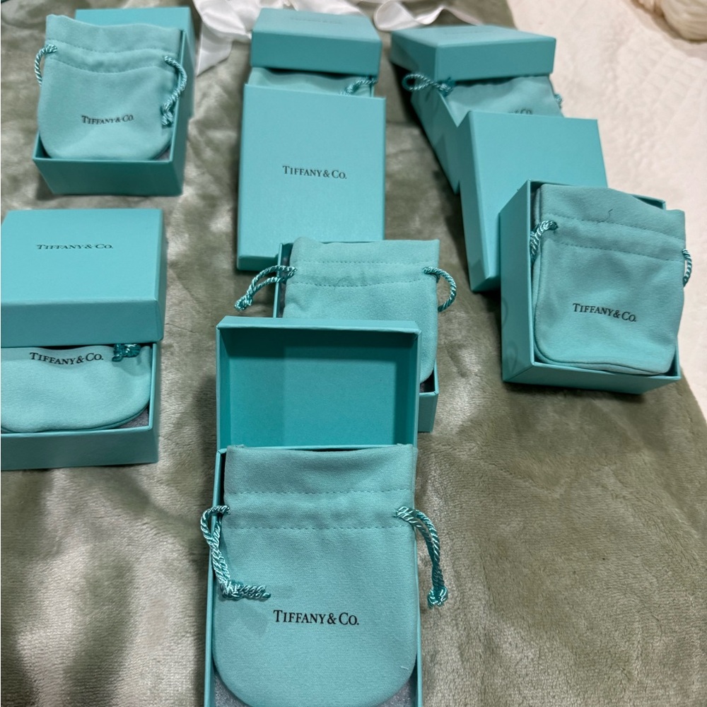 Tiffiney gift boxes, gift bag and gift bows